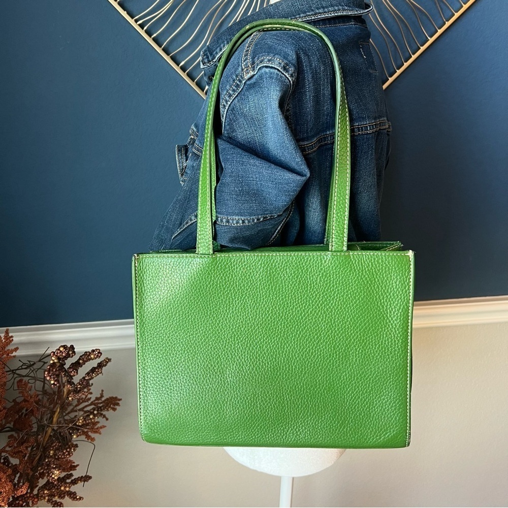 Dooney & Bourke Green Leather Bag - EUC - Picture 11 of 13